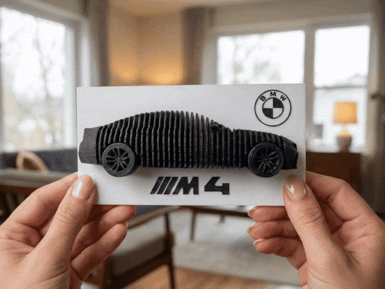 Mô hình layered BMW M4 F82