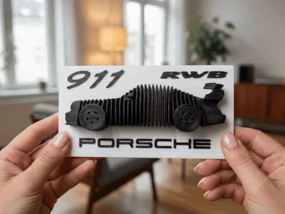 Mô hình lớp Porsche 911 RWB (Layered Model)