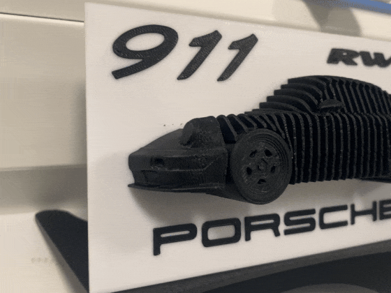 Mô hình lớp Porsche 911 RWB (Layered Model) - Thumbnail 2