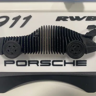 Mô hình lớp Porsche 911 RWB (Layered Model)