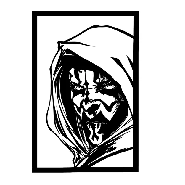 Darth Maul – Tấm ốp trang trí tường - Image 1