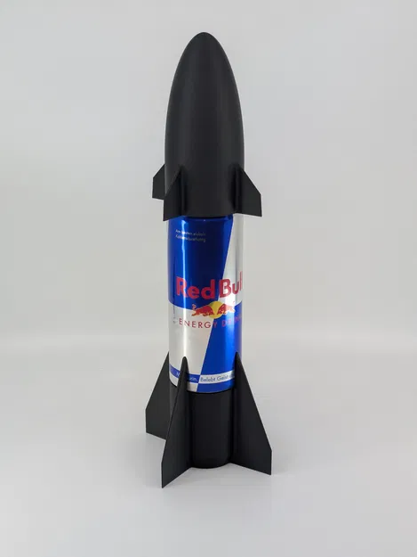 Giá Đỡ Lon Hình Tên Lửa - Stand Trưng Bày Lon Slim 250ml - Image 1