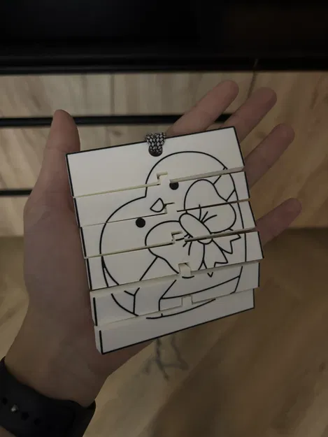 Valentine Puzzle Decor – Mặt treo trang trí dạng puzzle chủ đề trái tim - Image 3