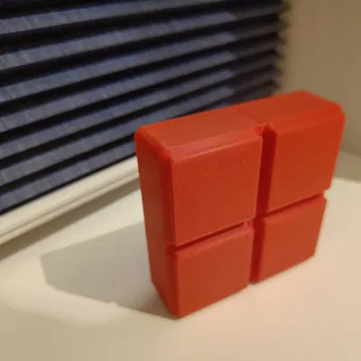 Hộp Gridfinity 2*2 có ledge và scoop