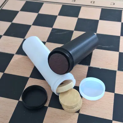 Hộp đựng quân Backgammon (in vase mode)