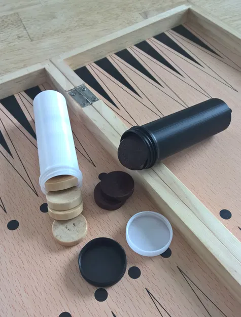 Hộp đựng quân Backgammon (in vase mode) - Image 2