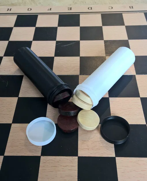 Hộp đựng quân Backgammon (in vase mode) - Image 3