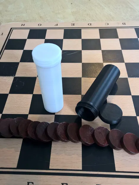 Hộp đựng quân Backgammon (in vase mode) - Image 5