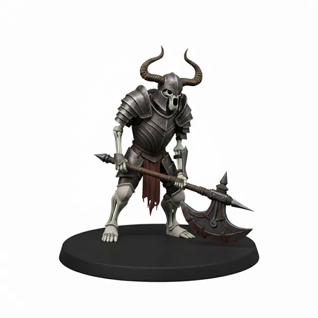 Minotaur Skeleton - DnD mini (Tượng xương Minotaur cho TTRPG) - Image 1
