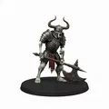 Minotaur Skeleton - DnD mini (Tượng xương Minotaur cho TTRPG) - Thumbnail 1