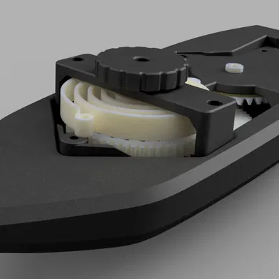 Thuyền bồn tắm lên cót V5 + benchmark test (wind-up Bathtub Boat V5)