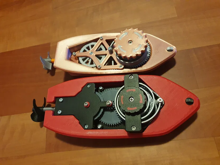 Thuyền đồ chơi cót bồn tắm V6 - Badewannen Boot zum Aufziehen - Image 2