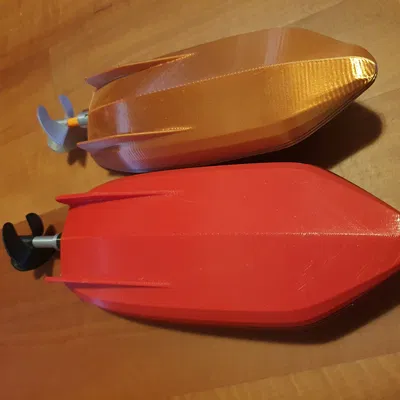 Thuyền đồ chơi cót bồn tắm V6 - Badewannen Boot zum Aufziehen