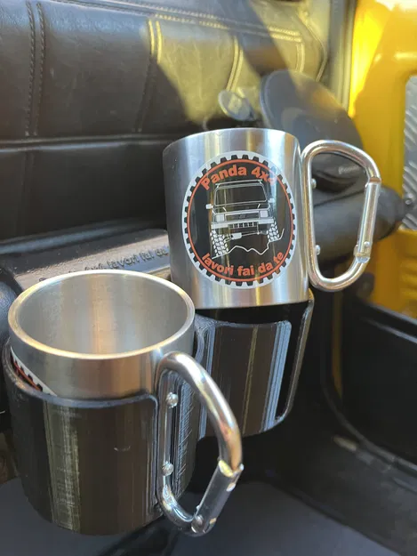 Giá đỡ ly (porta bicchieri) cho Panda 141 old - Image 2