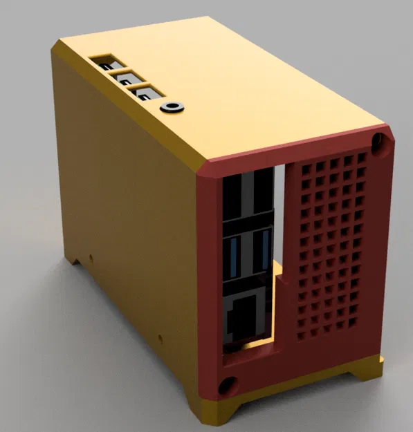 Case PC cho Raspberry Pi 4 Model B (có ngàm gắn quạt) - Image 5