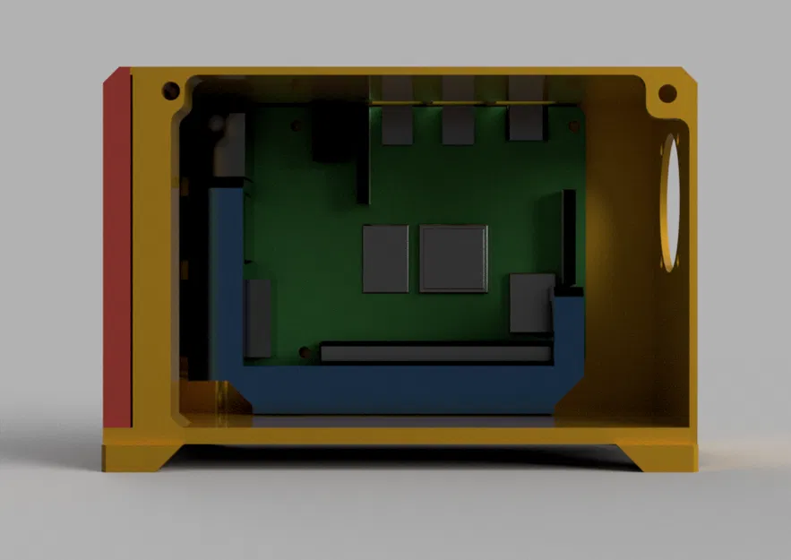 Case PC cho Raspberry Pi 4 Model B (có ngàm gắn quạt) - Image 6