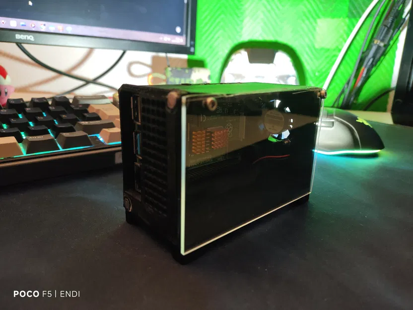 Case PC cho Raspberry Pi 4 Model B (có ngàm gắn quạt) - Image 12