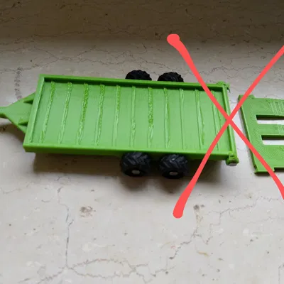 Rơ-moóc Hot Wheels Matchbox 1:64 (Phiên bản bản lề chắc hơn)