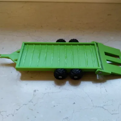 Rơ-moóc Hot Wheels Matchbox 1:64 (Phiên bản bản lề chắc hơn)