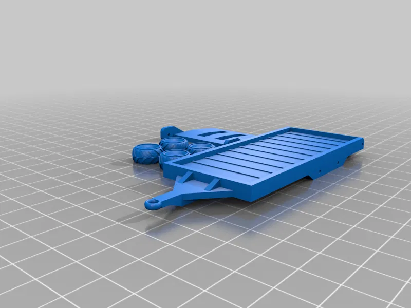 Rơ-moóc Hot Wheels Matchbox 1:64 (Phiên bản bản lề chắc hơn) - Image 6