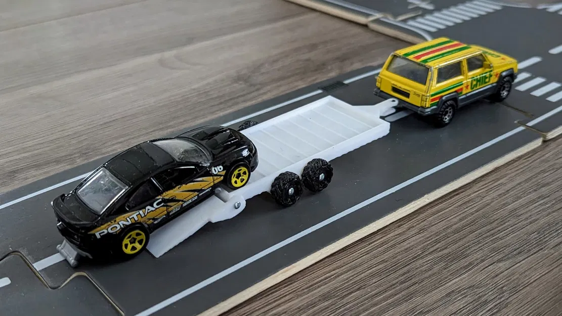 Rơ-moóc Hot Wheels/Matchbox 1:64 (hitch có tongue) - Image 2