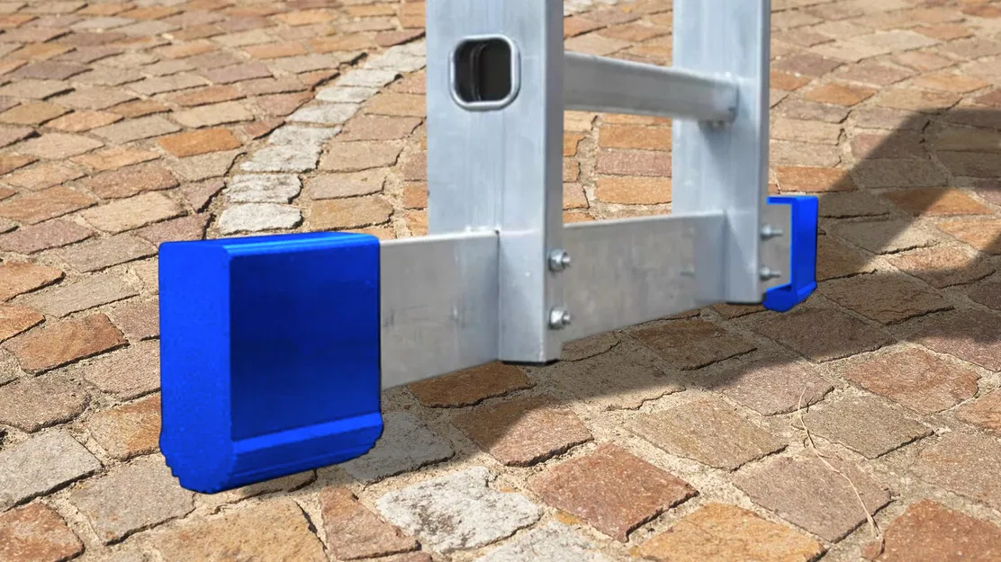 Leiterfuss – Nắp chân thang traverse cho thang khớp 50x22mm - Image 1