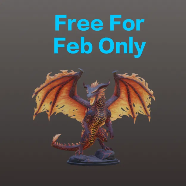 Volcanic Drake – Rồng Fantasy Núi Lửa Siêu Chi Tiết - Image 20