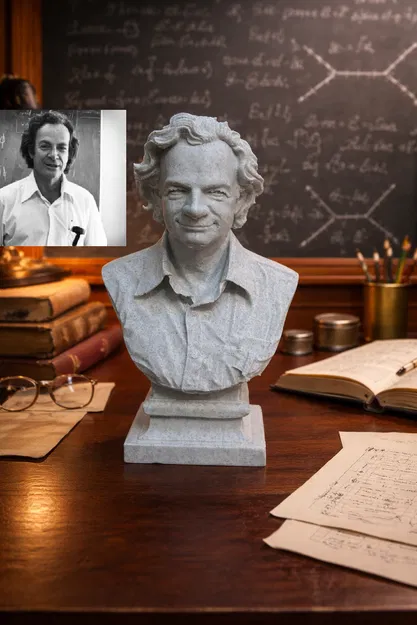 Tượng Bán Thân Richard Phillips Feynman - Image 1
