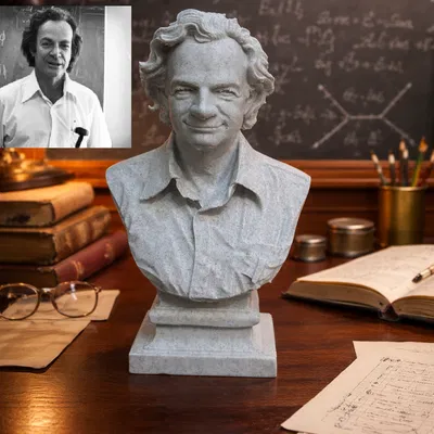 Tượng Bán Thân Richard Phillips Feynman