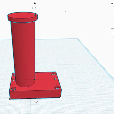 Giá treo cuộn filament lên tường (Easy filament holder to wall)
