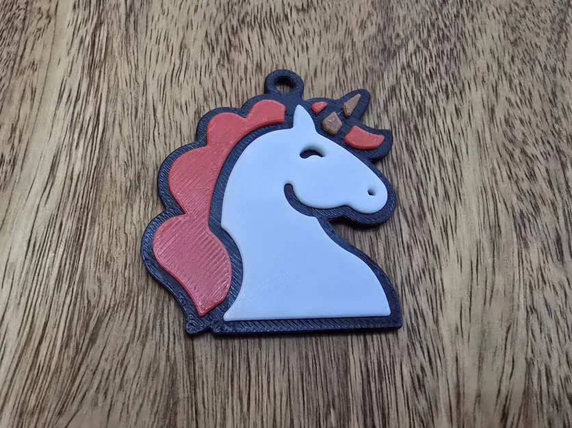 Móc khóa Kỳ Lân đa màu (Animal Collection) - Image 1