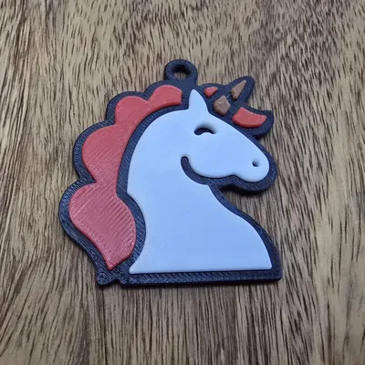 Móc khóa Kỳ Lân đa màu (Animal Collection)