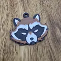 Móc khóa Gấu Mèo (Racoon) đa màu (Animal Collection) - Thumbnail 1