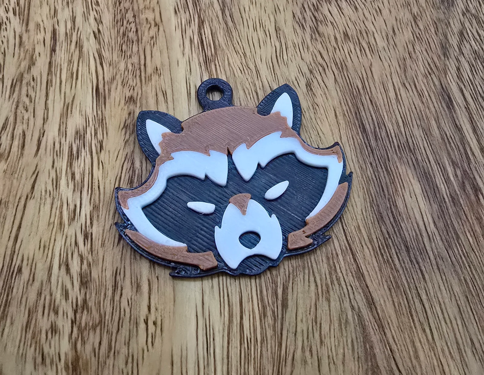 Móc khóa Gấu Mèo (Racoon) đa màu (Animal Collection) 1