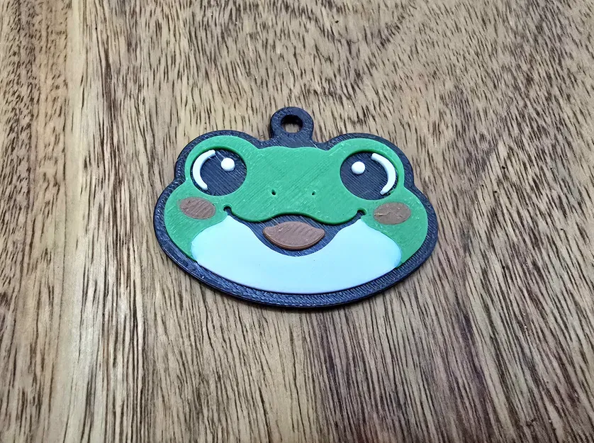 Móc khóa Ếch nhiều màu (Animal Collection) - Image 1