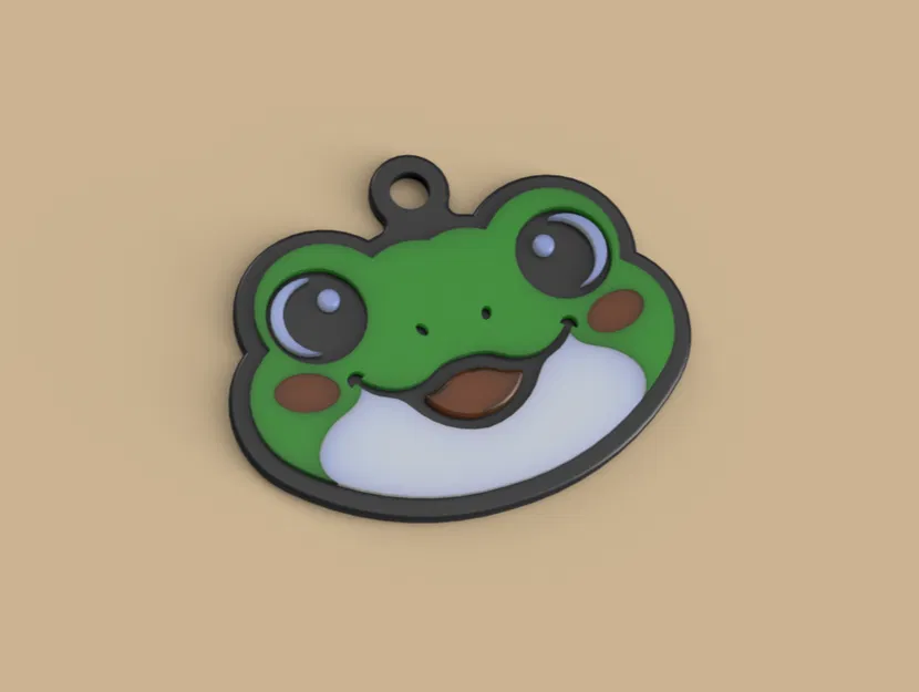 Móc khóa Ếch nhiều màu (Animal Collection) - Image 2