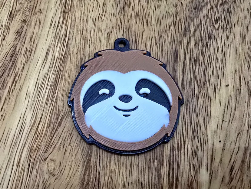 Móc khóa Con Lười đa màu (Animal Collection) - Image 1