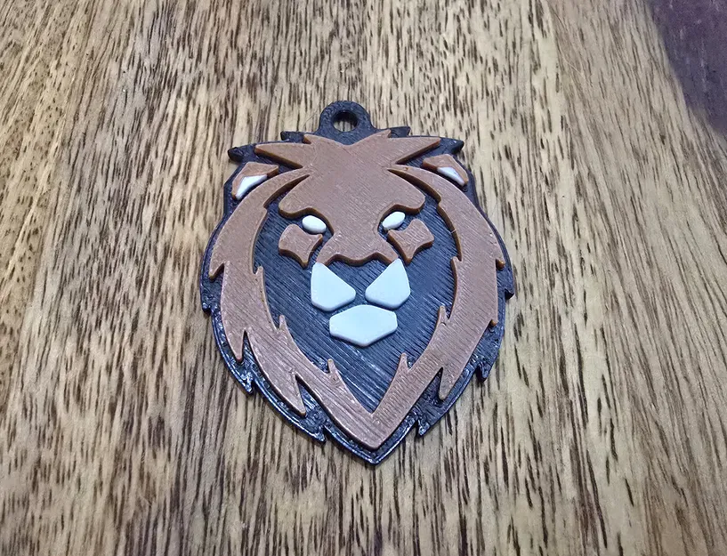 Móc khóa Sư tử đa màu (Animal Collection) - Image 1