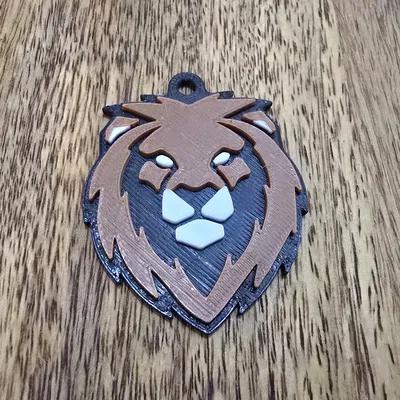 Móc khóa Sư tử đa màu (Animal Collection)