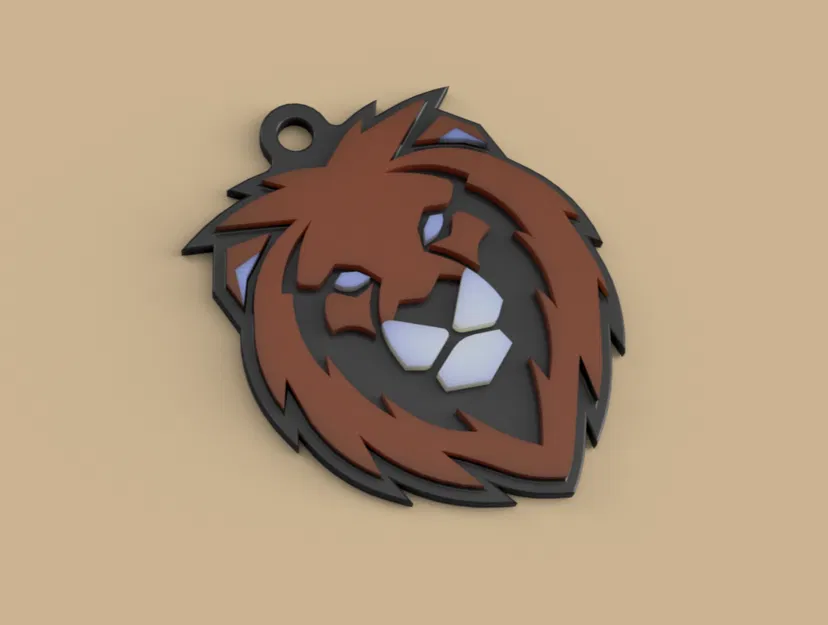 Móc khóa Sư tử đa màu (Animal Collection) - Image 2