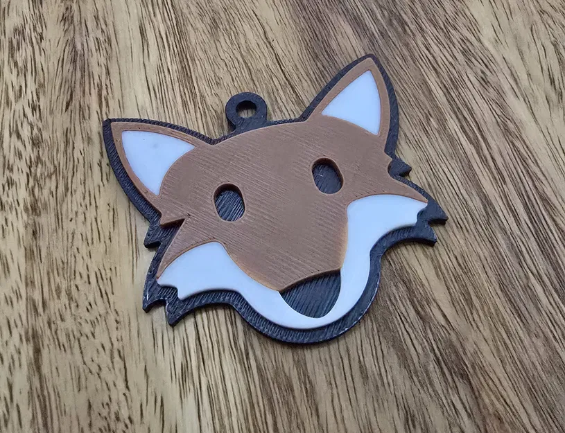 Móc khóa Cáo nhiều màu (Bộ sưu tập Animal Collection) - Image 1