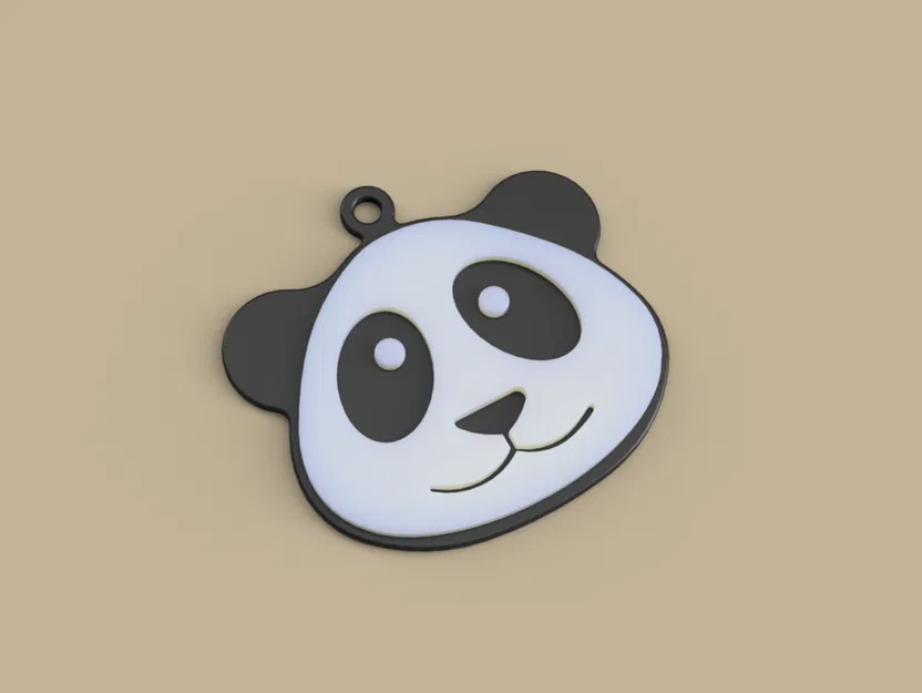 Móc khóa Gấu Trúc nhiều màu (Animal Collection) - Image 2