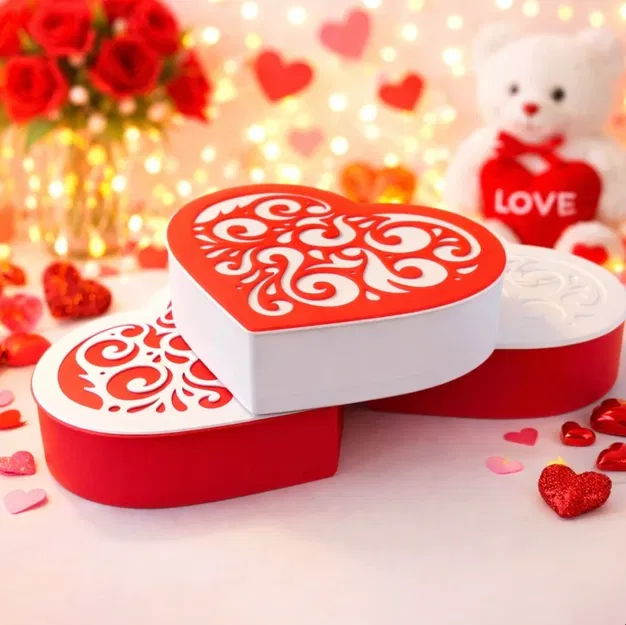 Hộp quà trái tim Valentine - Hai màu - Remix - Image 1