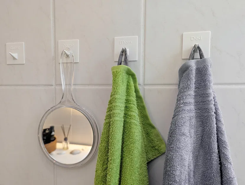 Móc Treo Dán Tường Bằng Keo (Hooks for Adhesive Wall Mounting) - Image 2