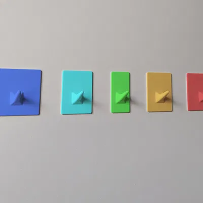 Móc Treo Dán Tường Bằng Keo (Hooks for Adhesive Wall Mounting)