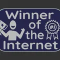 Bảng hiệu “Winner of the Internet” - Thumbnail 3