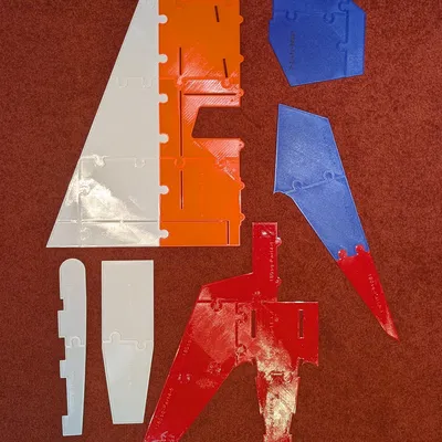 Template cắt foamboard Stingray FPV (Stingray FPV Cutting Templates)