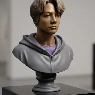 Tượng bán thân Jung Kook (BTS) – Fan Art