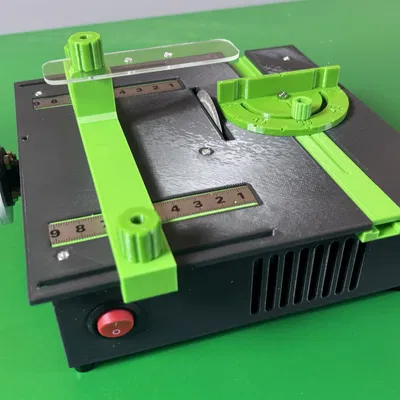 Bản mod mini table saw cho lưỡi cưa lỗ 16mm