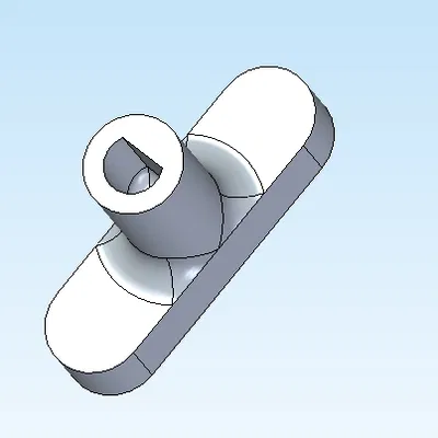 Chìa khóa cho hộp đấu nối điện vào nhà (Hausanschlusskasten) – chìa bán nguyệt